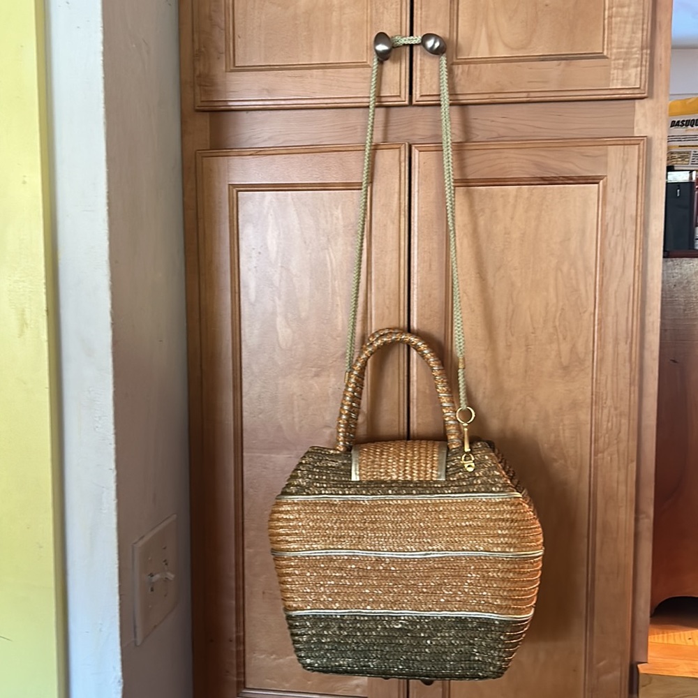 Warren Reed straw purse - Picture 2 of 6